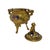 Mid-Century Japanese Champlevé Enamel Tripod Censer With Guardian Lion Finial For Sale - Image 10 of 12