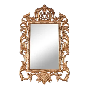 Chinese Chippendale Gold Leaf Mirror
