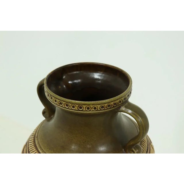 Jasba Vase in Earth Tones, 1960s For Sale - Image 4 of 9