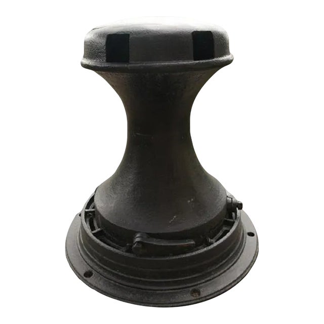 Large Iron 19th Century Ships Anchor Capstan For Sale