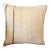 Vintage Turkish Hemp Pillow, Ivory White Single Stripe Cushion, Handwoven Anatolian Pillow With Insert, 16x16 In For Sale