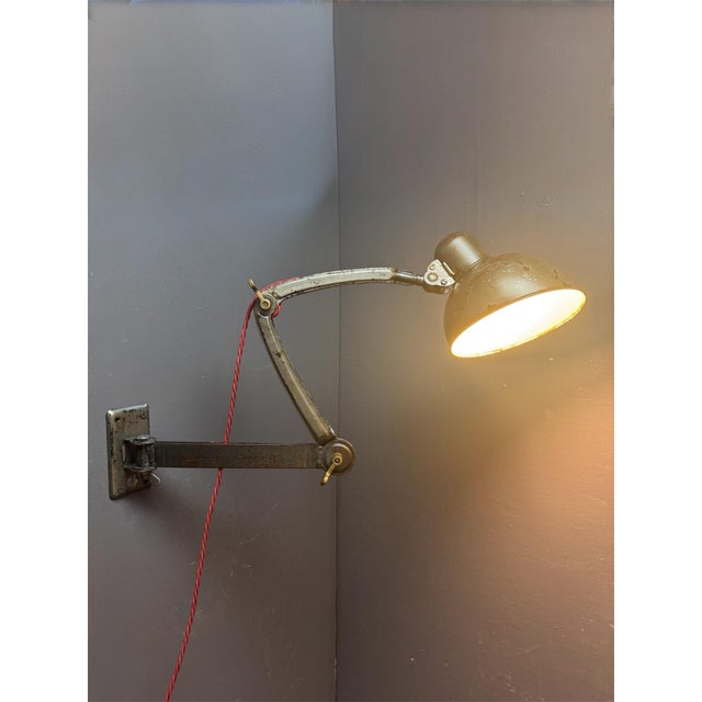 1930s Model 6716 Wall Lamp by Christian Dell for Kaiser Idell, 1930s For Sale - Image 5 of 11