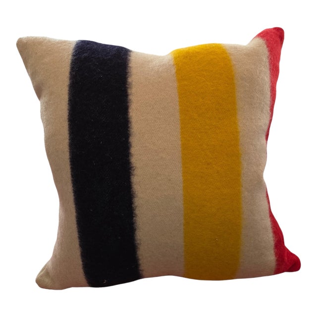 Vintage Hudson Bay Pillow For Sale