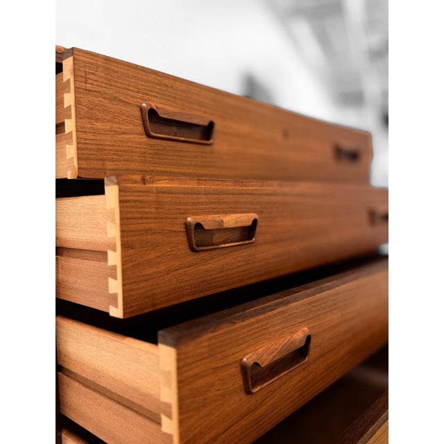 Chest of Drawers by Gunnar Tibergaard for Brdr. Larsen, 1960s For Sale - Image 10 of 16