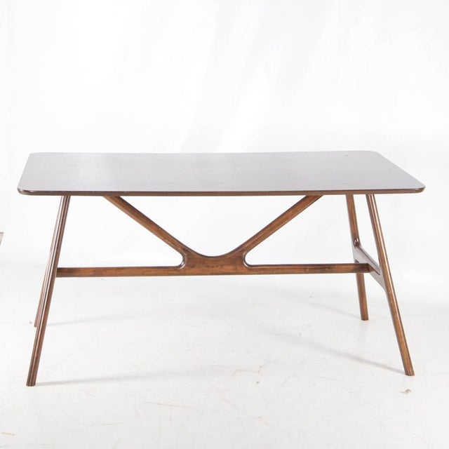 Vintage Japanese Dining Table, 1970s For Sale - Image 4 of 9