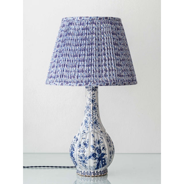 Delft-Style Blue and White Ceramic Table Lamp by Samson, 1880-1910 For Sale - Image 17 of 17