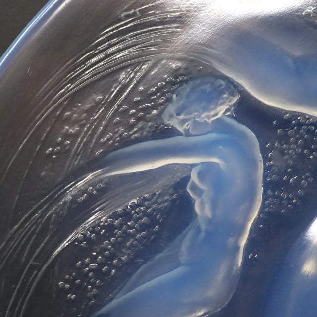 Rene Lalique Opalescent Glass Ondines Plate For Sale - Image 6 of 12