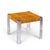 Wood Milo Baughman Style Mid Century Chrome and Burlwood Dining Table For Sale - Image 7 of 7