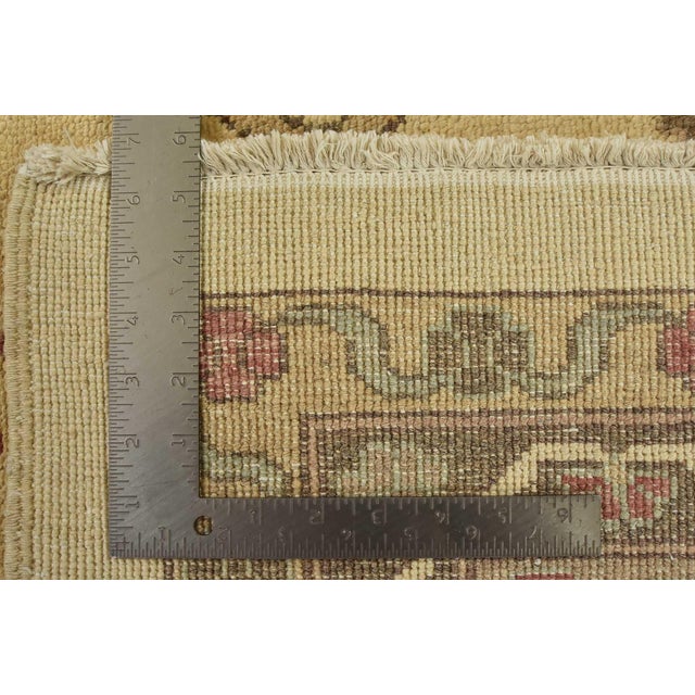 Ziegler Rug 9'4'' X 12'10'' Beige Wool Hand-Knotted Oriental Carpet For Sale - Image 15 of 15