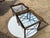 Vintage Attributed to Matiland Smith Nail Head Leather and Glass End Side Tables À Pair For Sale - Image 10 of 18