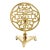 English Brass 'Home Sweet Home' Trivet For Sale