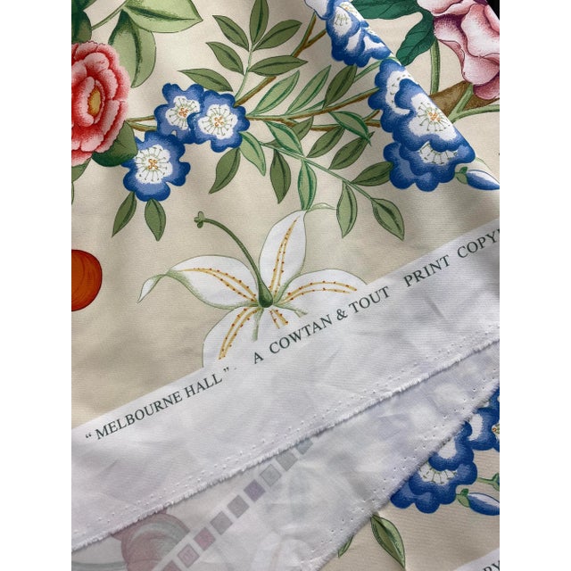Cowtan & Tout "Melbourne Hall" Cotton Print Fabric- 25 Yards For Sale - Image 4 of 5