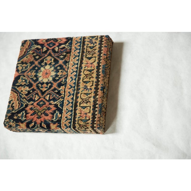 2020s Decorative Cork Board Antique Fereghan Rug Fragment Art For Sale - Image 5 of 11