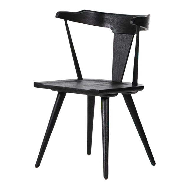 Four Hands Ripley Dining Chair, Black Oak For Sale