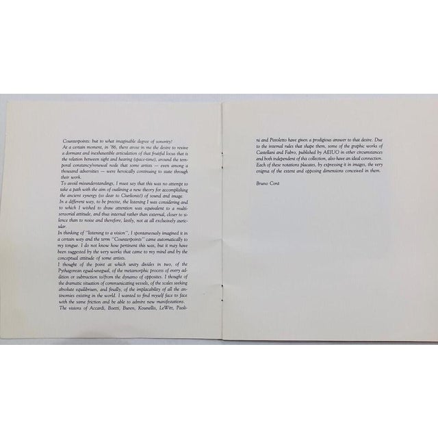 Giulio Paolini, Ladies and Gentlemen…, 1988, Silkscreen For Sale - Image 11 of 12