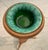 Wood Early 20th Century Jardinière Stand With Vintage Mutual Pottery Planter For Sale - Image 7 of 12