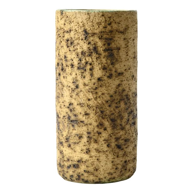 Brutalist Pottery Vase by Pieter Groenveldt, 1960s For Sale