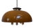 Italian Brown Acrylic Pendant Light with Rollycord from Giannelli Firenze Luce For Sale