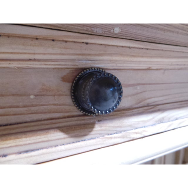 Swedish Gustavian Style Natural Finish Drop Front Desk For Sale - Image 10 of 14