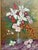 A beautiful late 19th-century floral still life painting by Belgian artist Angelique Cussenneers, executed in oil on...