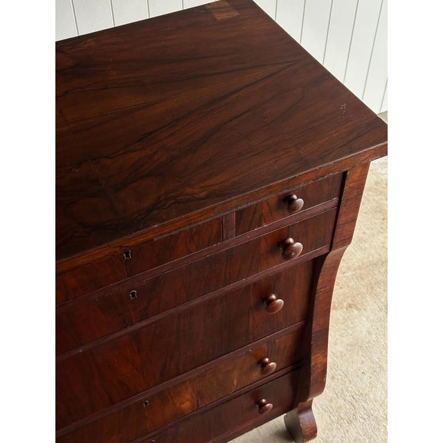 Late 19th Century Rosewood Seven-Drawer Chest, C. 1880 For Sale - Image 11 of 18