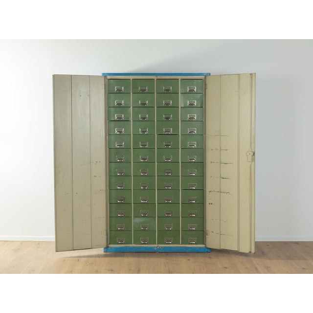Vintage Steel Cabinet, 1950s For Sale - Image 9 of 9