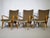 Brown Mid-Century Modern Lounge Chairs with Velour Fabric, 1960s, Set of 3 For Sale - Image 8 of 11