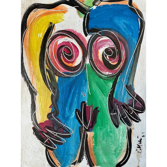 Peter Keil 1977 Titled Original Peter Keil Painting - Junge Wilde Collection For Sale - Image 4 of 10