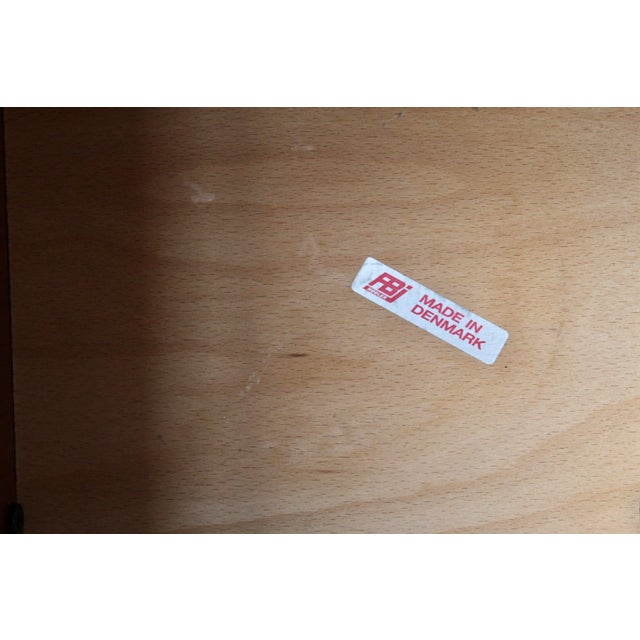 1970s FBJ Møbler Danish Scandinavian Modern Teak Pedestal Plant Stand End Side Table For Sale - Image 15 of 17