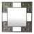 Vintage Brutalist Wall Mirror For Sale