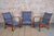 Art Deco Armchairs in Walnut, Czech, 1920s, Set of 3 For Sale - Image 3 of 14