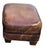 Some Chairs Fill a Space. A Vintage Classic Leather Chair & Ottoman Command It. For Sale - Image 11 of 12