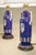 1930s Cobalt Noritake Wedgewood Jasperware Style Neoclassic Art Deco Table Lamps - a Pair For Sale - Image 9 of 15