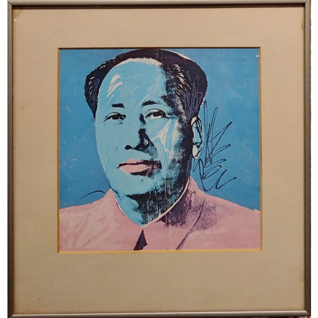 Textile Andy Warhol - Mao - 1972 Vintage Lithograph For Sale - Image 7 of 7