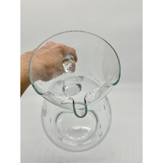 1980s Vintage Princess House 72 Ounce Pitcher for Bar/Juice/Water, Heritage Pattern For Sale - Image 5 of 8