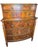 Wood **Antique Mahogany Chest of Drawers**Brass Hardware, Glass Top, Carved Columns** For Sale - Image 7 of 7
