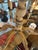 Early 20th Century Large Blue and White Chippy Wood Chandelier For Sale - Image 11 of 14