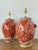 Vintage Boho Floral Glazed Ceramic Lamps - A Pair For Sale In West Palm - Image 6 of 12