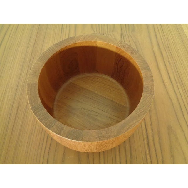 1960s Mid-Century Teak Bowl by Richard Nissen for Nissen, 1960s For Sale - Image 5 of 12