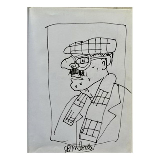 Robert Combas, Profile, Drawing on Paper, 2000 For Sale