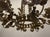 Large Vintage Italian Tole Chandelier, 1940s For Sale - Image 7 of 16
