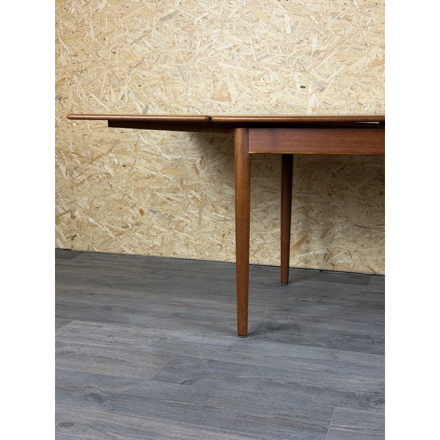 Teak Extendable Dining Table, Denmark, 1960s For Sale - Image 12 of 18