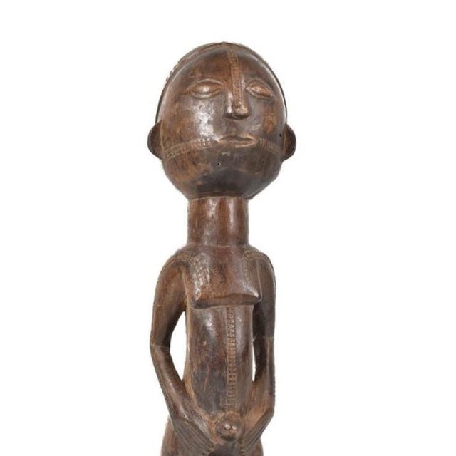 Early 20th Century Tabwa Standing Figure on Custom Base For Sale In Denver - Image 6 of 6