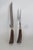Westall Richardson Sheffield Stainless Steel Carving Knife Fork 2pc Pair 5147b For Sale - Image 14 of 17