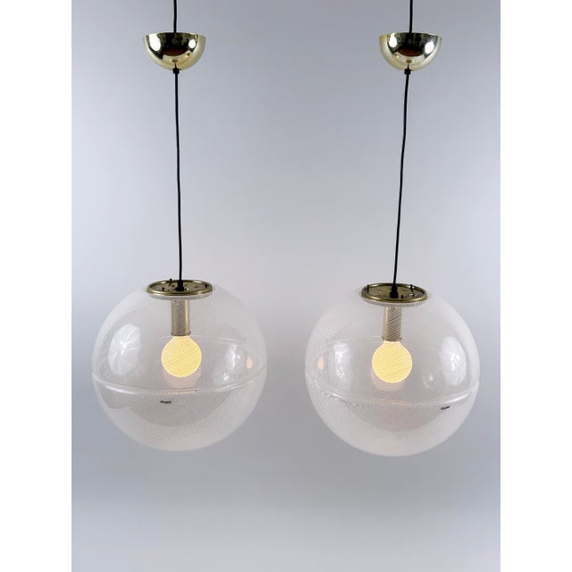 Mid-Century Modern Sfera Pendant Lamps from Guzzini, Italy, 1970s For Sale - Image 13 of 18