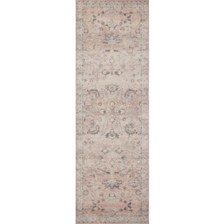 Loloi Rugs Hathaway Blush/Multi 2'-6" x 7'-6" Area Rug For Sale