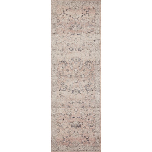 Loloi Rugs Hathaway Blush/Multi 2'-6" x 7'-6" Area Rug For Sale