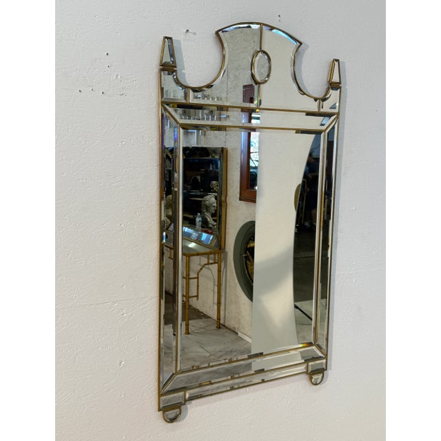 1950s Vintage Venetian-Style Mirror 1950s For Sale - Image 5 of 9