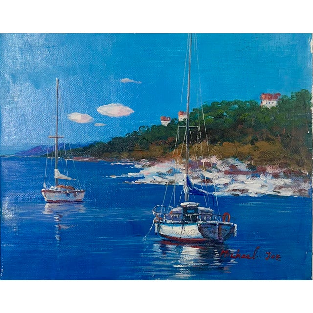 Original oil on canvas by by M. Joe. Stretched canvas. Dimensions: 10 x 8” Please note: If you purchase multiple items,...