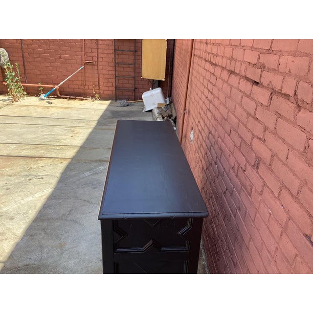 Coffee Vintage Spanish Sideboard For Sale - Image 8 of 11
